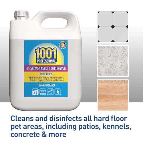 1001 Professional Powerful Pet Area Cleaner & Disinfectant – 5 Litre