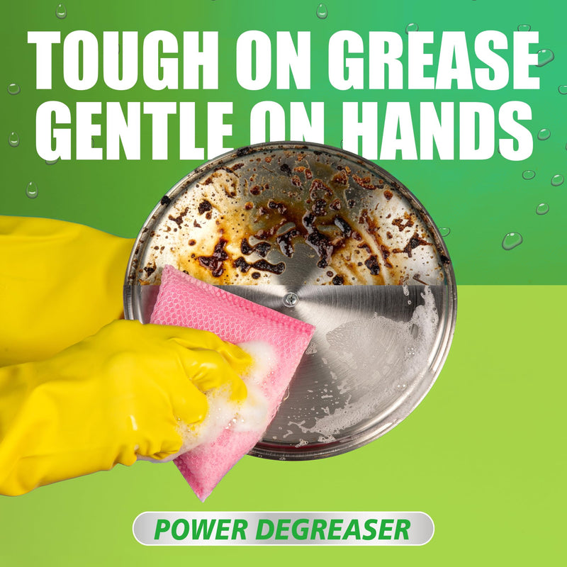 Elbow Grease Stand Up Washing Up Liquid | Power Degreaser - Easy Squeezy | No Mess, No Leaks (Various Scents, 450ml or 700ml)