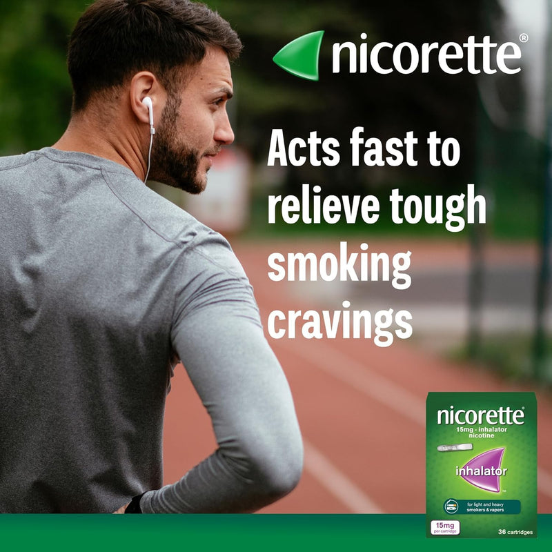 Nicorette Inhalator 15mg - 20 Cartidges