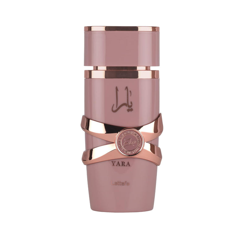 Lattafa Yara Elixir Eau de Parfum for Women 100 ML – Long-Lasting Fruity Floral Vanilla Perfume with Strawberry, Jasmine & Musk Notes | Luxury Gift Fragrance