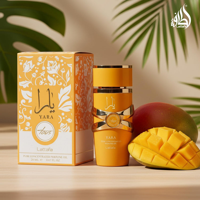 Lattafa Yara Tous – Fruity, Tropical, Floral, Musky – Pure Concentrated Perfume Oil Long-Lasting Fragrance for Women, 0.67 Ounce / 20 ml