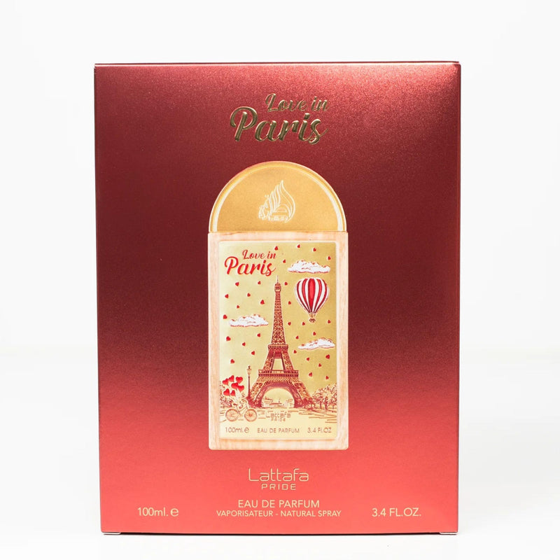 Lattafa Love in Paris 100ml Perfume Unisex - Sweet Warm, Fruity, and Creamy