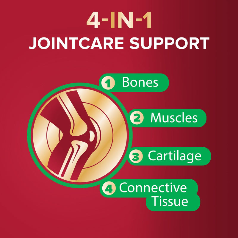 Seven Seas JointCare Plus Collagen, with Omega-3, Glucosamine, Chondroitin, Vitamins C and D, Manganese and Zinc, Food Supplements, 30-Day Pack