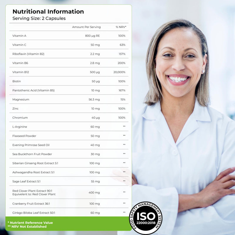 Health & Her Menopause Supplement, Multivitamin for Women
