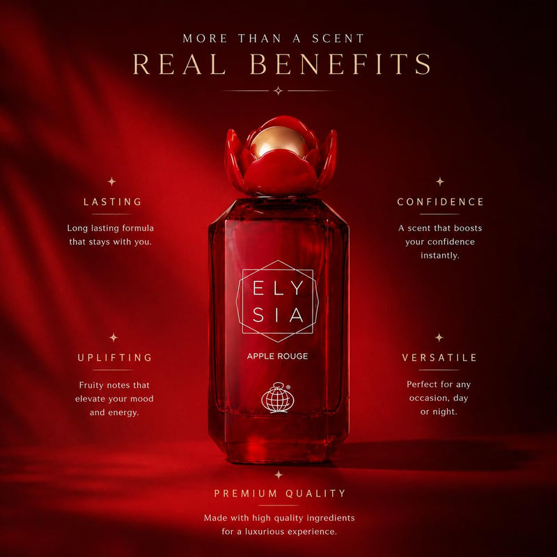 Elysia Apple Rouge Eau De Parfum 100ml by Fragrance World