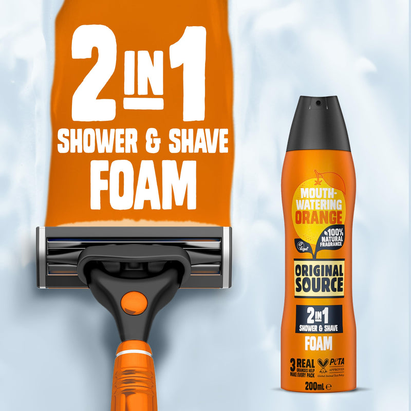 Original Source Lemon & Tea Tree 2 in 1 Shower and Shave Foam
