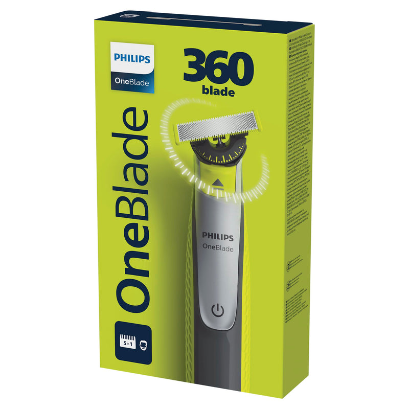 Philips OneBlade 360 Blade. Electric Beard Trimmer & Shaver with 360 Blade Innovation QP2734/20