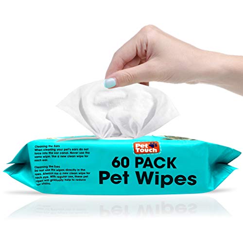 Dog Wipes All Purpose Cleaning Pet Wipes for Dogs Cats Puppies Alcohol Free
