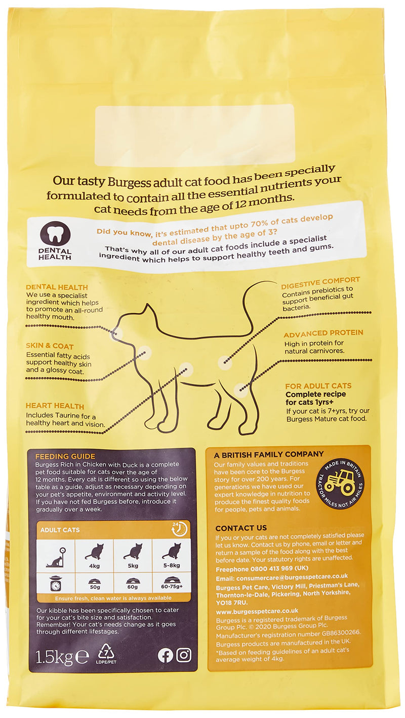 SUPACAT ADULT CHICKEN & DUCK 10KG