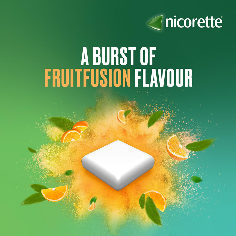 Nicorette Fruitfusion Gum 2mg Pieces 210 New-Stop Smoking AID