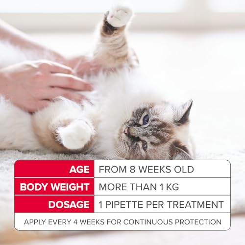 Beaphar - FIPROtec Spot-On Flea & Tick Treatment for Cats