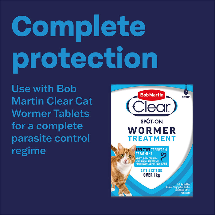 Bob Martin Clear Spot On Flea Treatment for Cats & Kitten