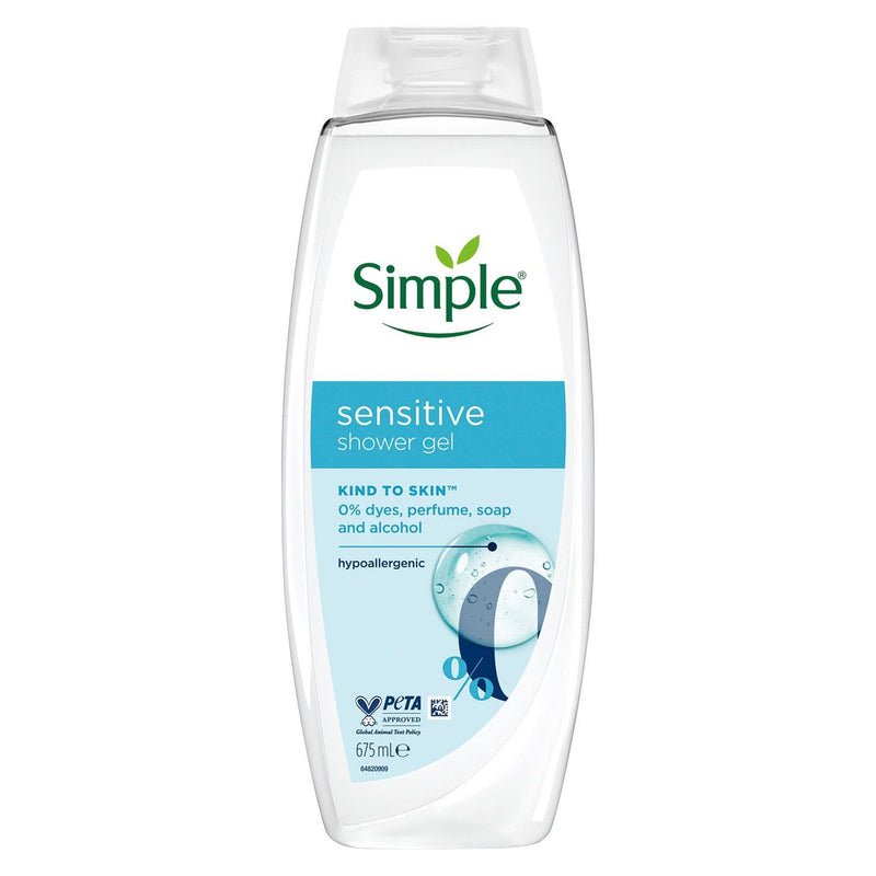 Simple Shower Gel Sensitive 675ml
