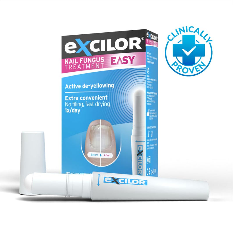 Excilor Nail Fungus Treatment Pen Fungal Nail Care De-Yellowing 4ml