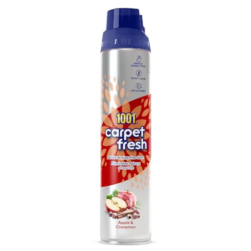 1001 Carpet Fresh for Pet Odour • Thai Orchid & Passionfruit 300ml • Pet Odour Remover Foam • Carpet Rug & Upholstery Freshener • Quick Drying Fine Foam • No Need to Hoover • WoolSafe Approved