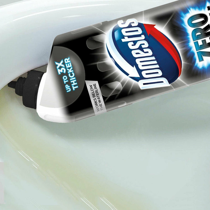 Domestos Zero Limescale Ocean Antibact Toilet Gel, 6 Packs of 750ml, Removes Dirt and Gives Zero LimeScale! Grab it Now to Keep Your Toilet Clean and Fresh!