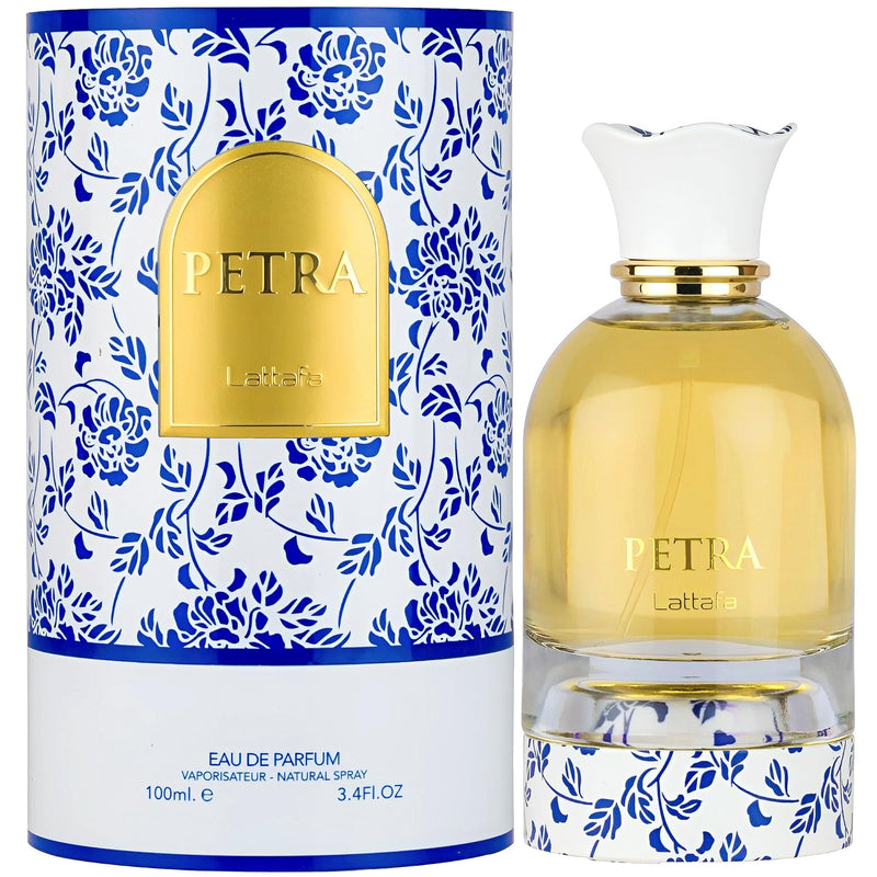 Lattafa Petra 100ml Eau de Parfum for Women and Men - Rum Coconut Praline Musk Vanilla Fragrance