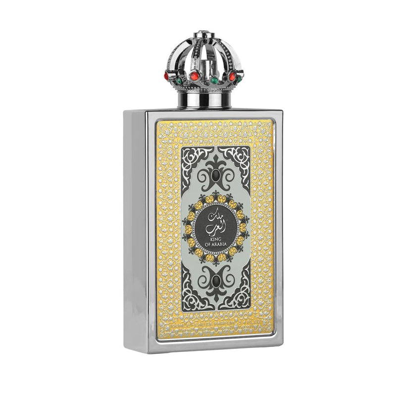 King of Arabia 100 ml EDP Lattafa Pride – Unisex Fragrance with Bergamot, Mint, Black Tea, Ginger, Leather & Vanilla – Warm Spicy Aromatic Scent