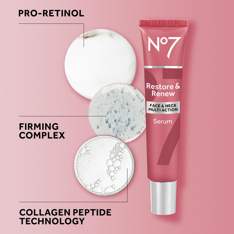 No7 Restore & Neck Multi Action Serum 75ml
