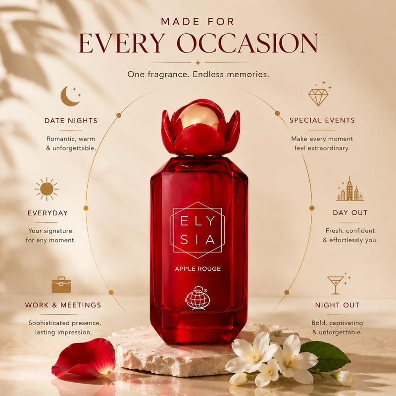 Elysia Apple Rouge Eau De Parfum 100ml by Fragrance World