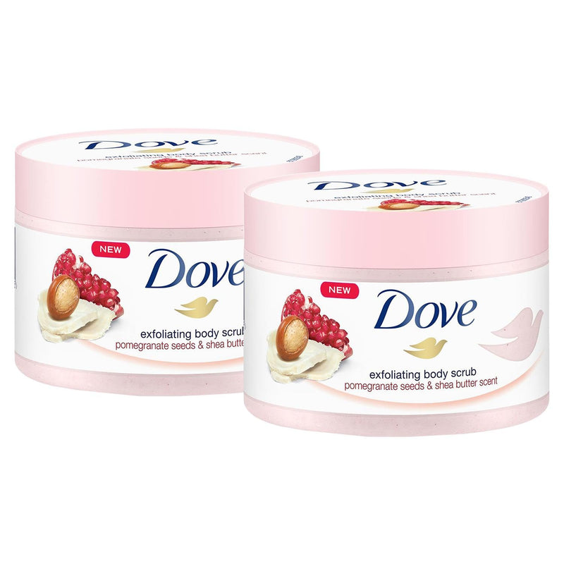 Dove Exfoliating Body Scrub Pomegranate Seeds and Shea Butter Scent 225ml
