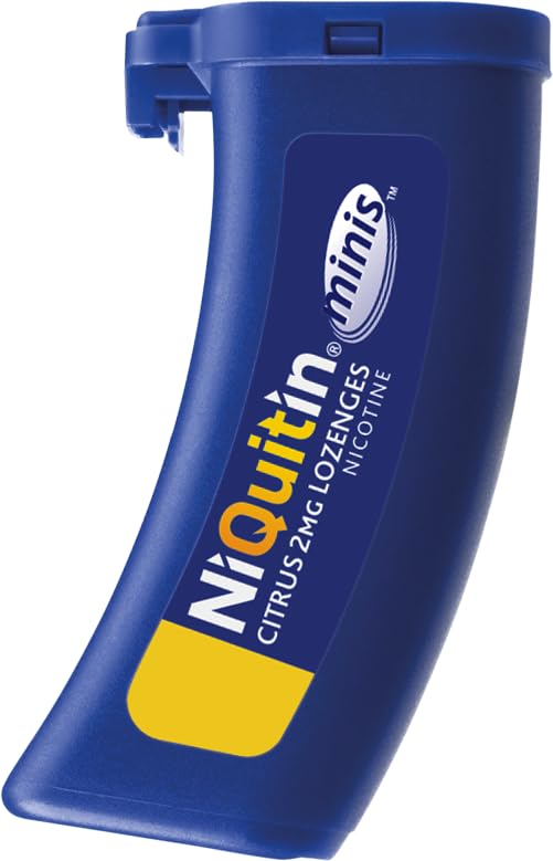 NiQuitin Minis Citrus Nicotine Lozenges 2mg, Pack of 60