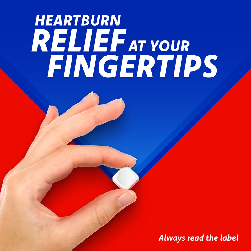 Rennie Peppermint Antacid Chewable Tablets, Heartburn Indigestion, 96 Pack