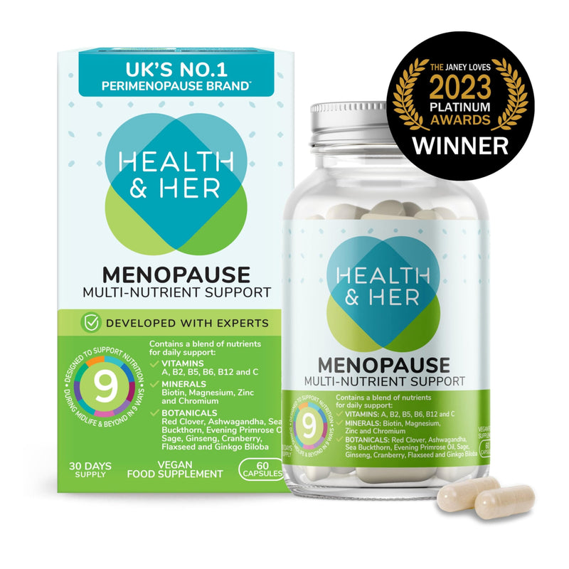Health & Her Menopause Supplement, Multivitamin for Women