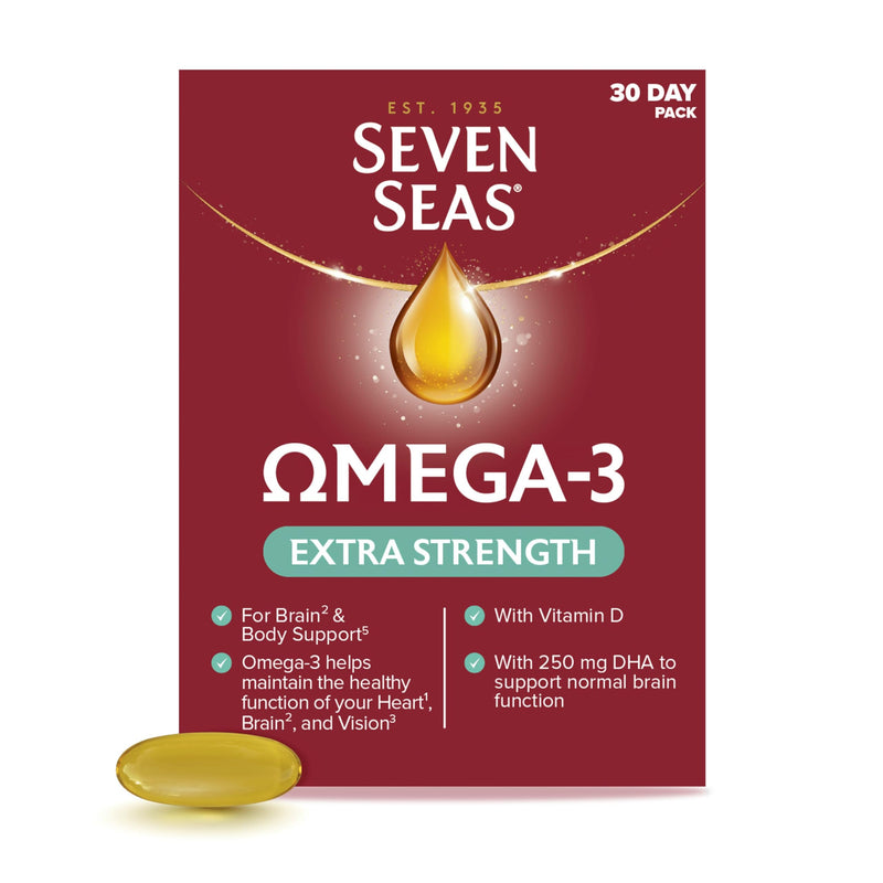 Seven Seas Omega-3 Fish Oil, Extra Strength