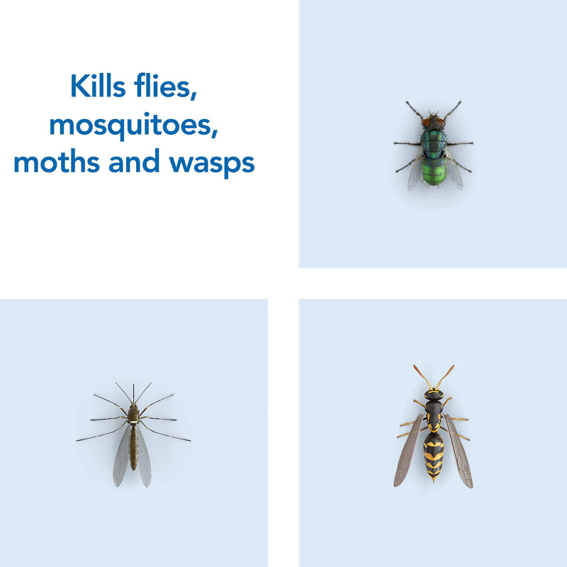 Raid Fly, Wasp & Mosquito Killer with Eucalyptus Aroma Oil, Fly Killer Spray For Indoor Use, Pack of 6 (6 x 300ml)