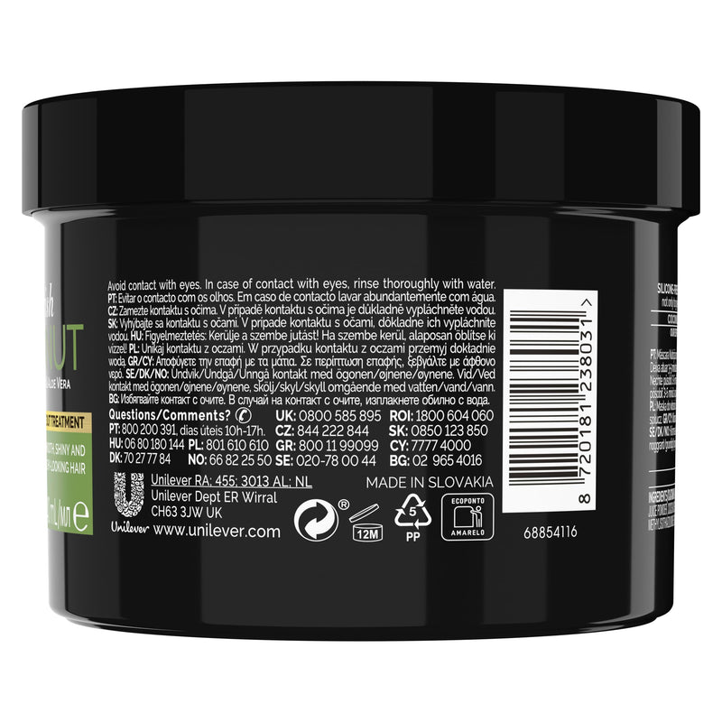 TRESemmé Nourish Coconut Hydrating Mask rinse-out hair treatment with Coconut Oil & Aloe Vera for smooth, shiny, healthy-looking hair 440 ml