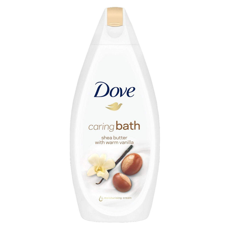 3 Pack Dove Caring Bath Soak Shea Butter with Warm Vanilla Cream, 450ml