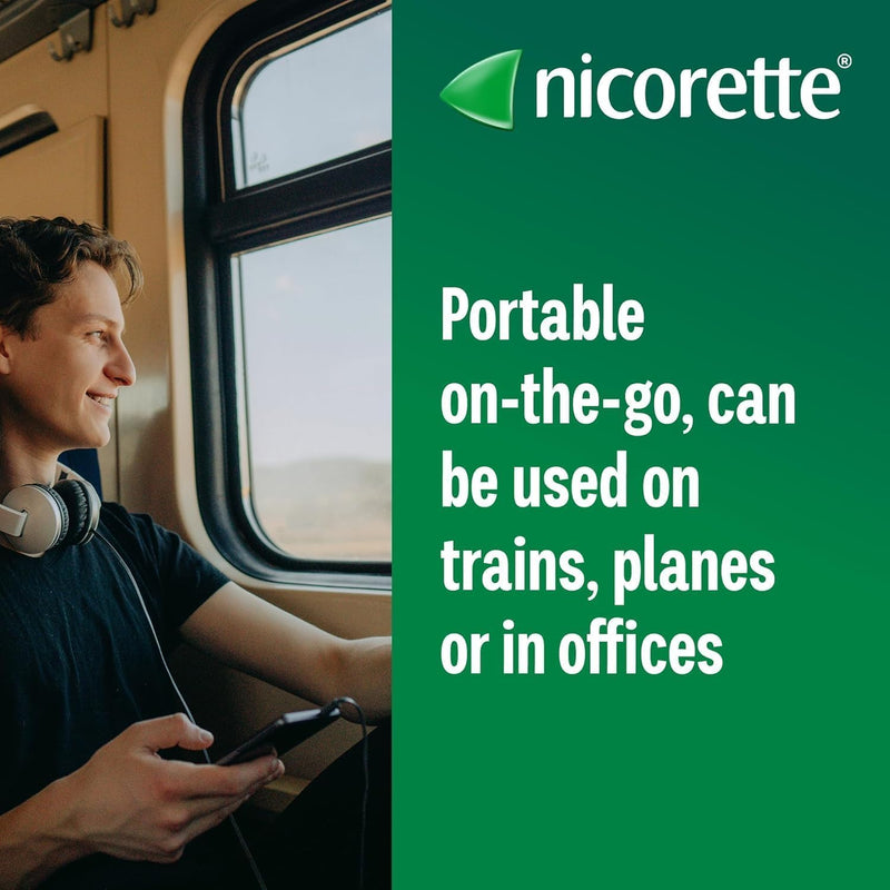 Nicorette 15mg Inhalator (4 Cartridges), Discreet & Convenient Nicotine Inhaler for Quitting Smoking with replaceable cartridges, Quit Smoking Aid or Vaping Cessation Aid