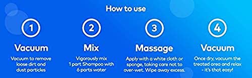 2 x 1001 Carpet Shampoo Hand Cleaner Solution Deep Clean Dirt Stain Remover 500ml