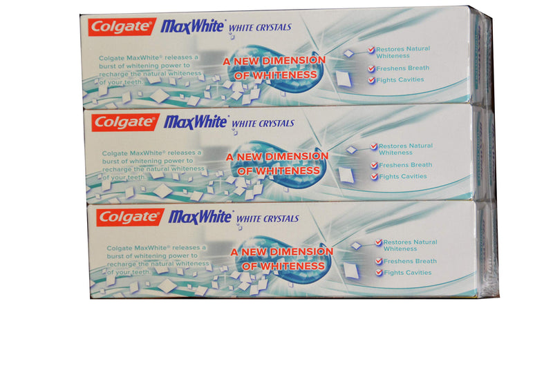 Colgate Max White New with More White Crystals 100ml, Pack of 6