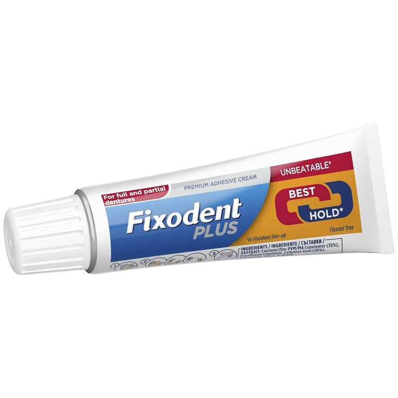 Fixodent Denture Adhesive Cream Dual Power 40g **4 PACK DEAL**