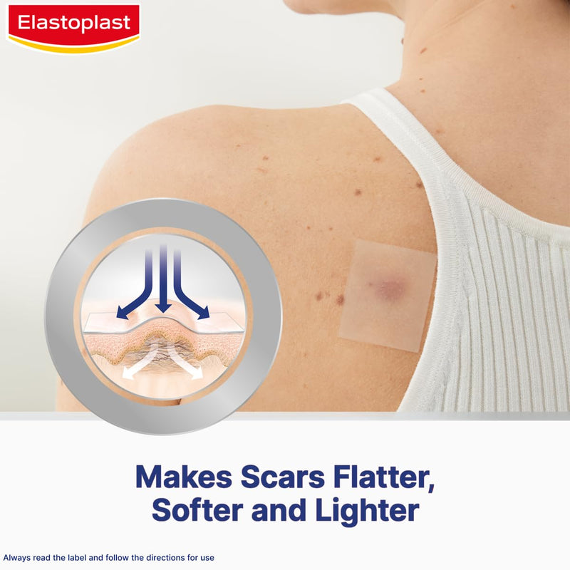 Elastoplast Scar Reducer Plasters (21 Plasters), Quick and Convenient Scar Cover Up Treatment, Scar Sheets to Reduce Visibility of Scars, Scar Plaster Pack for Quick Results, Strong Adhesion Tape