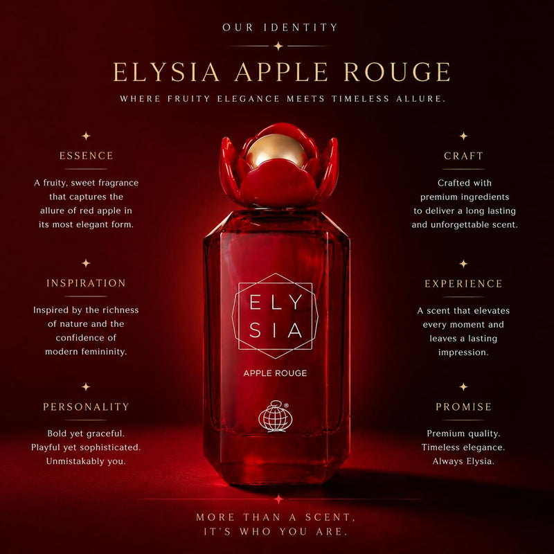 Elysia Apple Rouge Eau De Parfum 100ml by Fragrance World